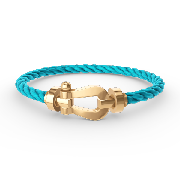 [Cyra]  FORCE LARGE HORSESHOE NO DIAMOND BRACELET GOLD