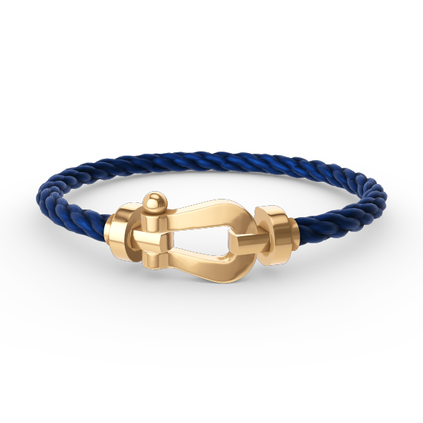 [Cyra]  FORCE LARGE HORSESHOE NO DIAMOND BRACELET GOLD