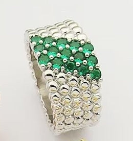 [Cyra]   PERLEE DIAMOND RING ,5-ROW DIAMOND-SET DESIGN