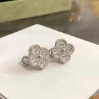 [Cyra] CLOVER 1 MOTIV DIAMANT-OHRSTECKER SILBER
