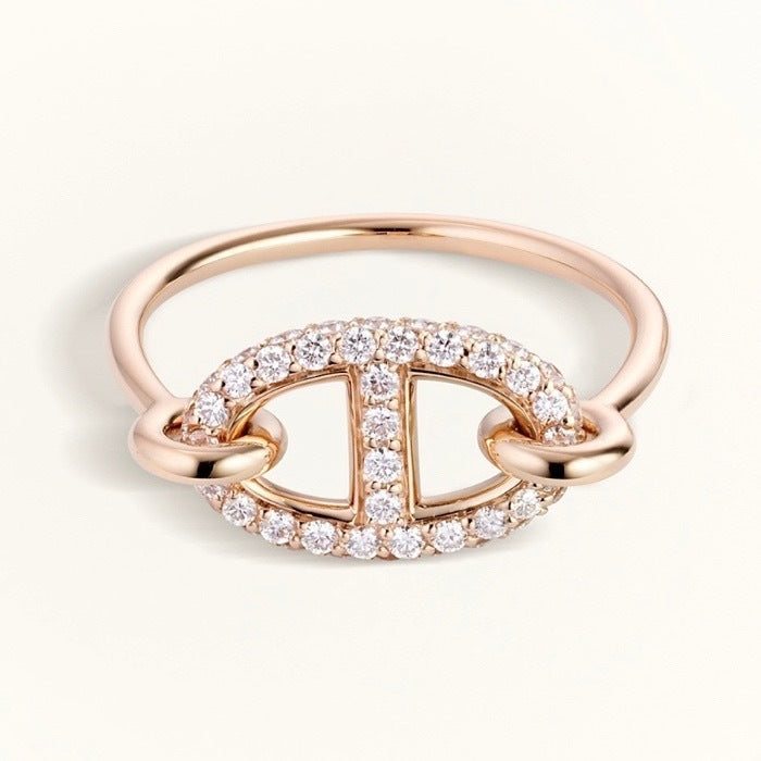 [Cyra]  RONDE SMALL DIAMOND RING