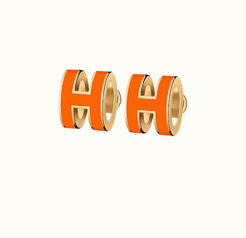 [Cyra]  MINI POP H OHRRINGE ORANGE