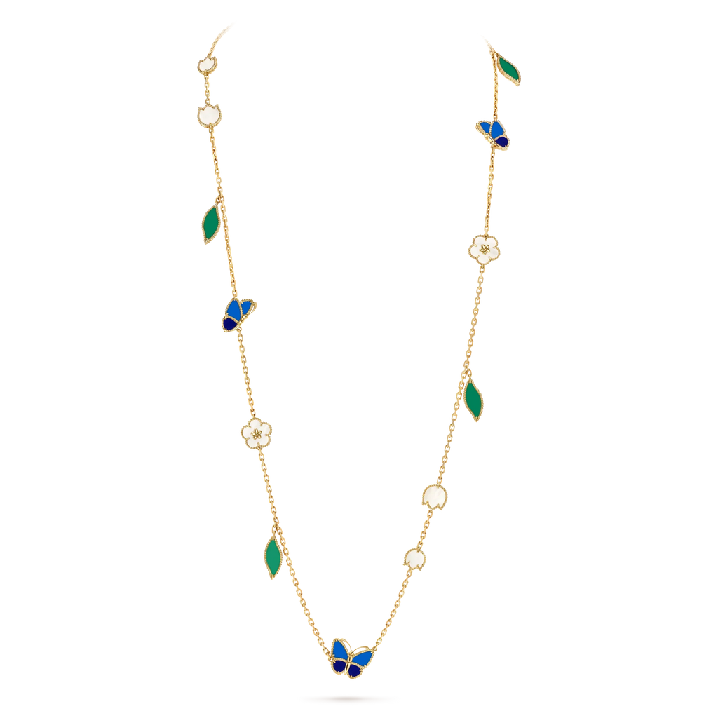 [Cyra]  26 NEW CLOVER 15 MOTIFS LUCKY NECKLACE