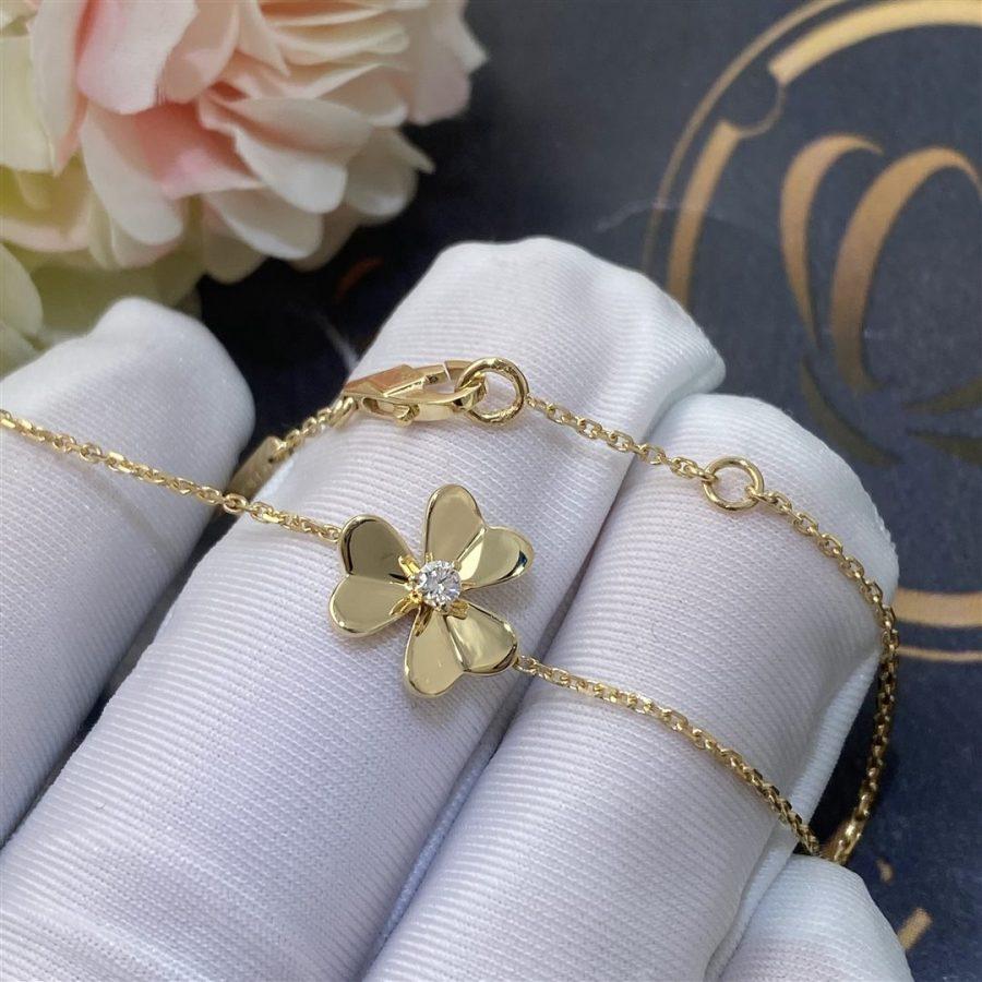 [Cyra]  FRIVOLE GOLD FLOWER BRACELET