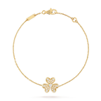 [Cyra] FRIVOLE GOLD-BLUMEN-DIAMANTARMBAND
