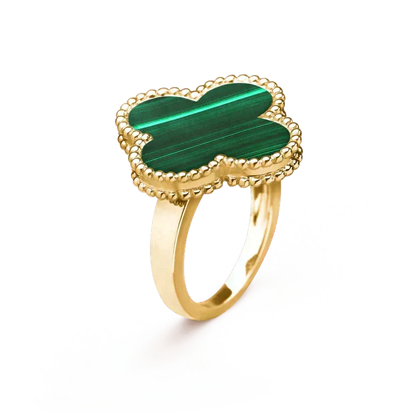 [Cyra] KLEEBATT-MALACHIT-RING