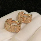 [Cyra]  PERLEE DIAMOND EARRINGS