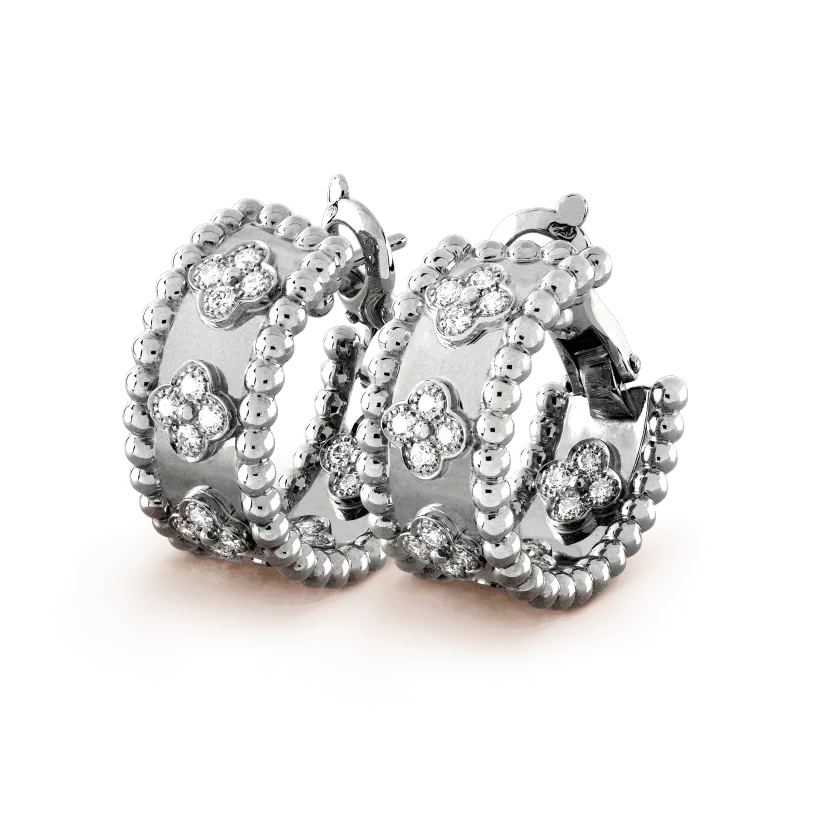 [Cyra]  PERLEE DIAMOND EARRINGS