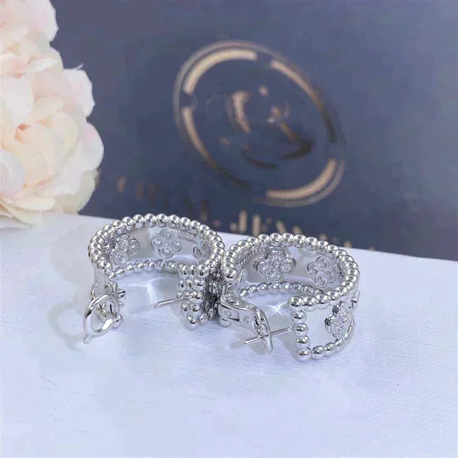[Cyra]  PERLEE DIAMOND EARRINGS
