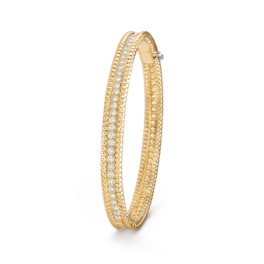 [Cyra] PERLEE ARMBAND MIT 1 DIAMANTREIHE