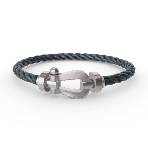 [Cyra]  FORCE LARGE HORSESHOE NO DIAMOND BRACELET SILVER